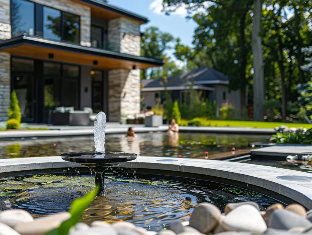 garden-pond-and-pool-with-a-fountain-feature